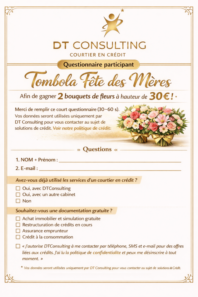 QUIZ TAMBOLA DE L OPERATION FËTE DES MERES DT CONSULTING 66