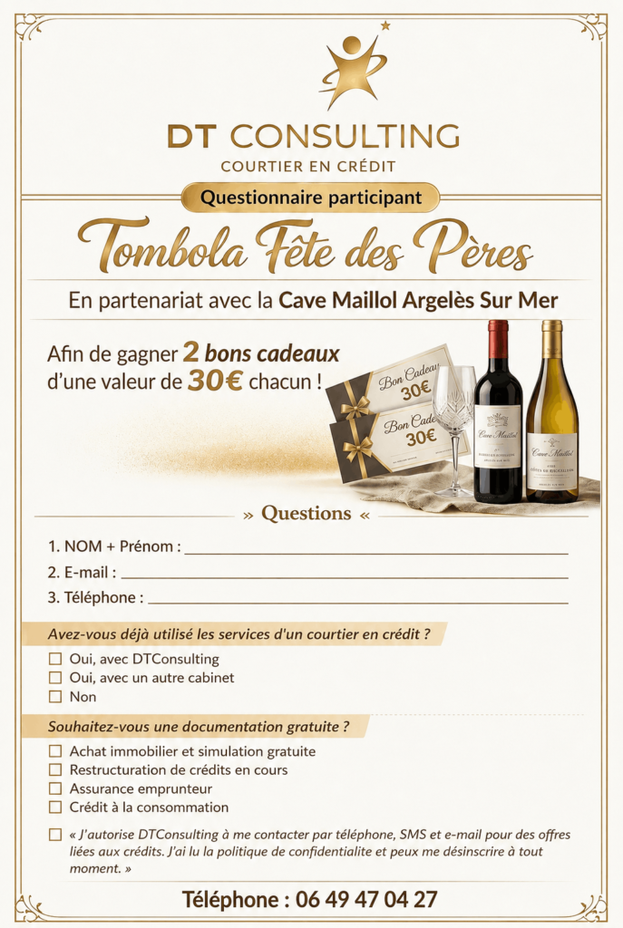 flyer de l'opération commerciale fête des pères